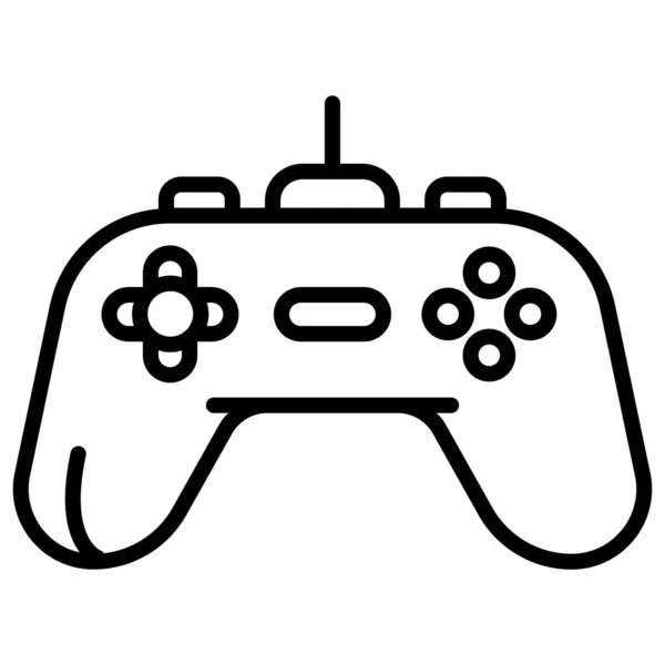 Joystick Ícone Web Ilustração Simples — Vetor de Stock