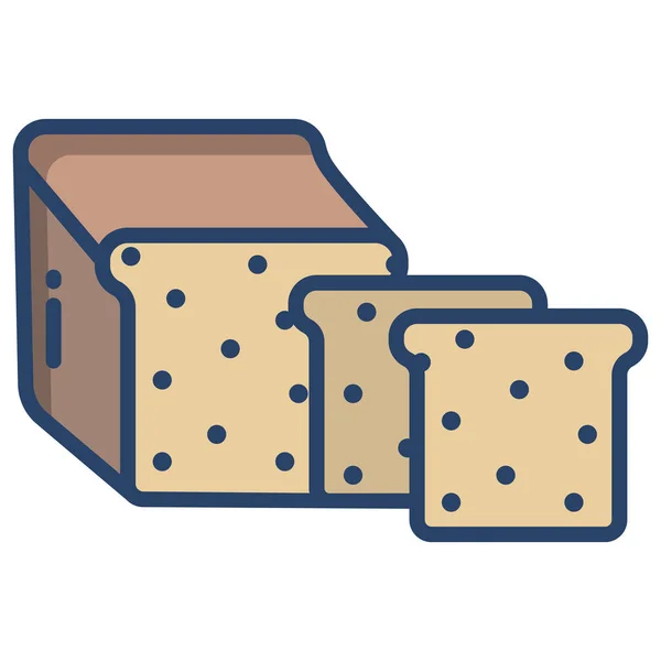 Essen Web Symbol Einfache Illustration — Stockvektor