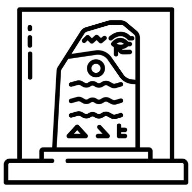 Kraliyet Aksesuar simgesinin vektör çizimi