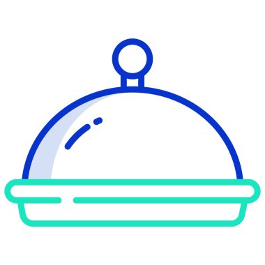 Tabak. Web simgesi basit tasarım