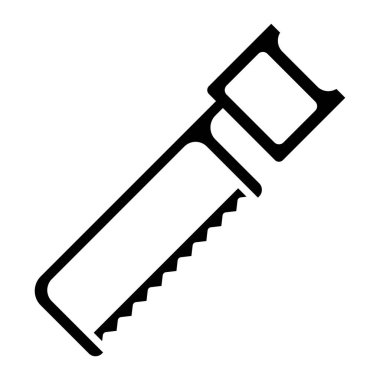 Gördüm. Web simgesi basit illüstrasyon