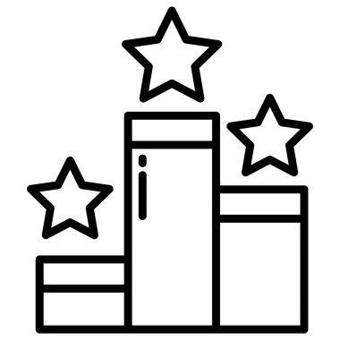 yıldız simgesi, vektör çizimi