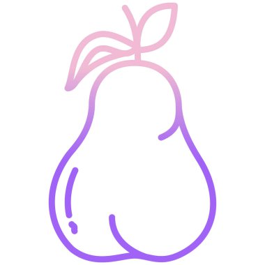 armut ağ simgesi basit illüstrasyon