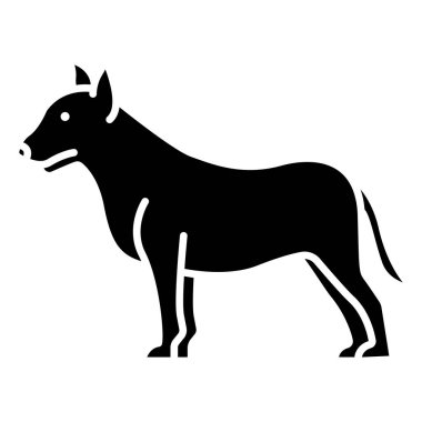 köpek silueti, siyah beyaz çizim