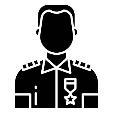 Garson. Web simgesi basit illüstrasyon