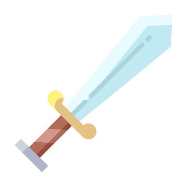 Kılıç basit simgesi, vektör gösterimi