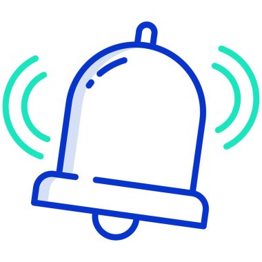 Zil. Web simgesi basit illüstrasyon