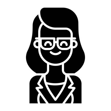 avatar simgesi web vektör çizimi