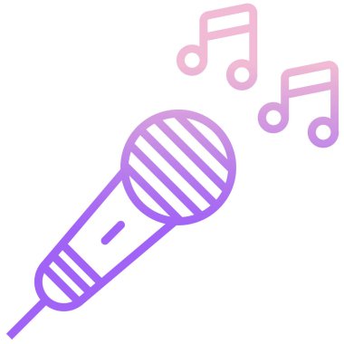 Müzik. Web simgesi basit illüstrasyon