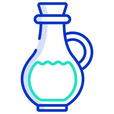 Şişe. Web simgesi basit illüstrasyon