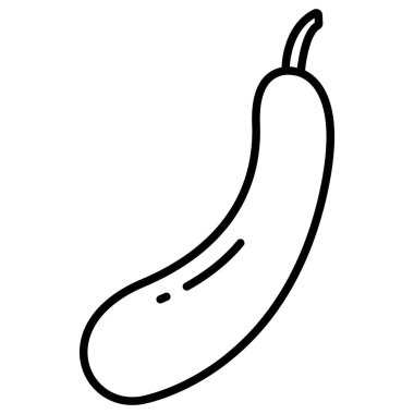 Patlıcan. Web simgesi basit illüstrasyon 