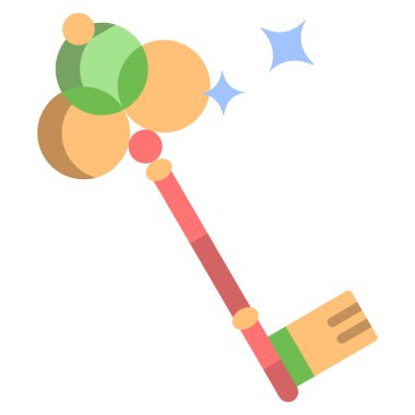 Anahtar. Web simgesi basit illüstrasyon 