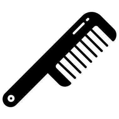 Tarak. Web simgesi basit tasarım