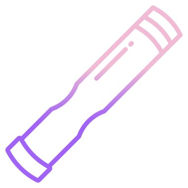 mor kalem simgesi. Web için kalem kesici vektör simgelerinin özet çizimi