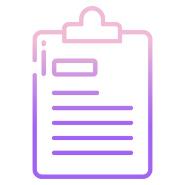 Belge. Web simgesi basit illüstrasyon