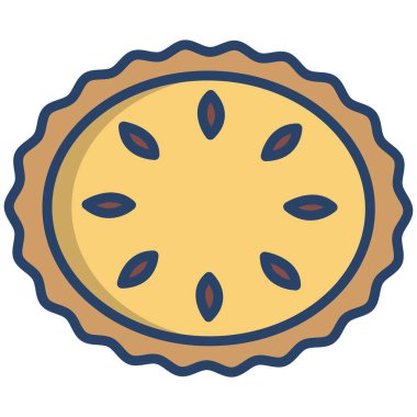 Lezzetli yemek vektörü simgesi