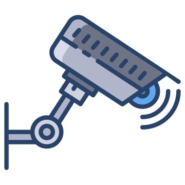 Kapalı devre kamera. Web simgesi