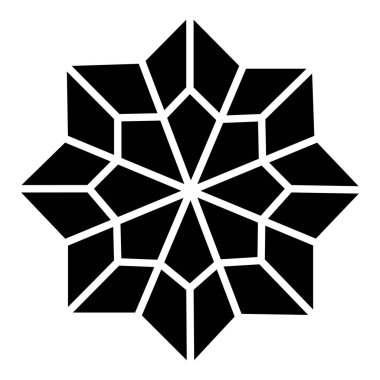 Elmas. Web simgesi basit tasarım