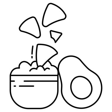 Çizgi film ananasının vektör çizimi