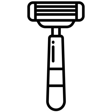 Ustura. Web simgesi basit tasarım