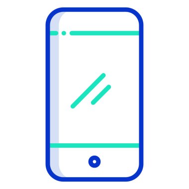  Cep telefonu web simgesi, vektör çizim