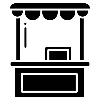 Basit vektör simgesi, oyalama illüstrasyonu