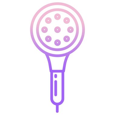 Saç kurutma makinesi ikonu. vektör illüstrasyonu