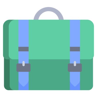 El çantası simgesini, basit vektör çizim