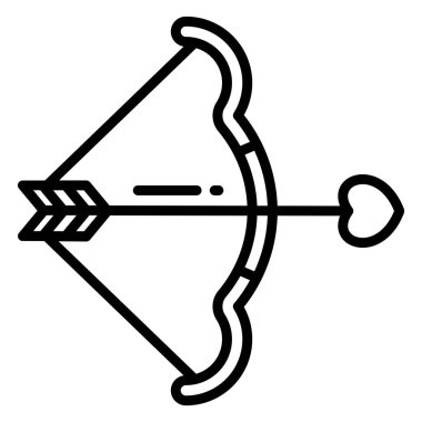 Aşk tanrısı. Web simgesi basit illüstrasyon