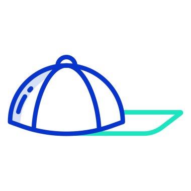 Şapka. Web simgesi basit illüstrasyon