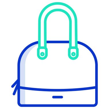 El çantası simgesini, basit vektör çizim