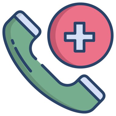 Çağrı merkezi ikon vektör illüstrasyonu 