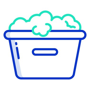 kova simgesinin vektör illüstrasyonu