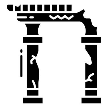 Modern b 'nin vektör illüstrasyonu eksik simgesi