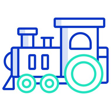 Web simgesi tren, illüstrasyon vektör 