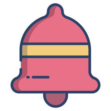 Zil. Web simgesi basit illüstrasyon