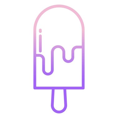 dondurma ikonu vektör illüstrasyonu