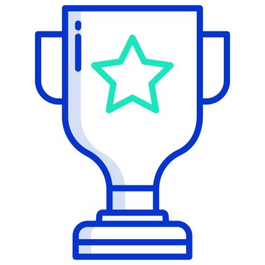 Basit vektör simgesi, ödül illüstrasyonu