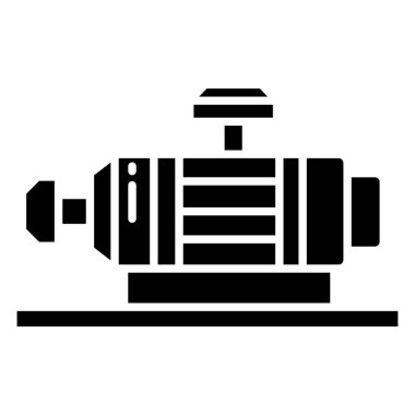 Dürbün simgesi vektörü web ve mobil uygulama tasarımınız için beyaz arkaplanda izole edildi, gaz logosu kavramı