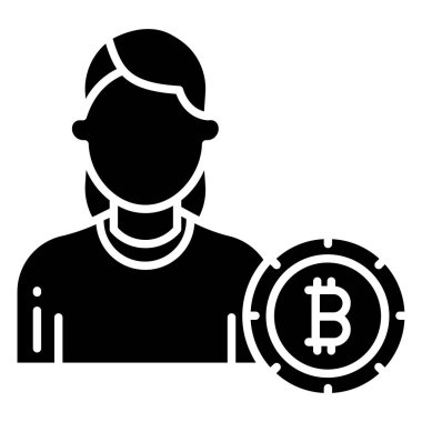 Para için. Web simgesi basit illüstrasyon