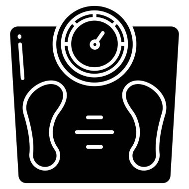 Ağırlık ölçeği Basit illüstrasyon