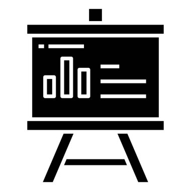 Sunum. Web simgesi basit tasarım