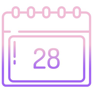 Randevu. Web simgesi basit tasarım