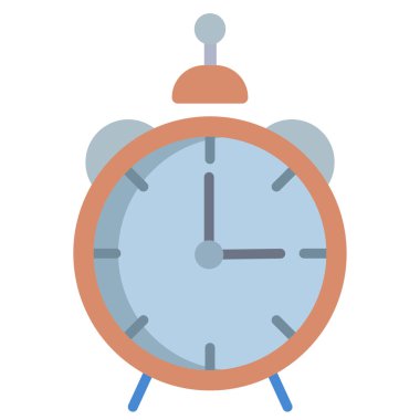 Saat. Web simgesi basit illüstrasyon 