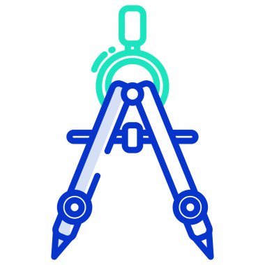 Pusula. Web simgesi vektör illüstrasyonu