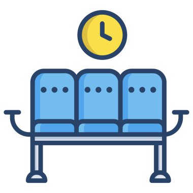 Kanepe. Web simgesi basit illüstrasyon