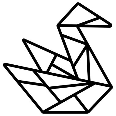 Beyaz arkaplanda basit bir vektör simgesi