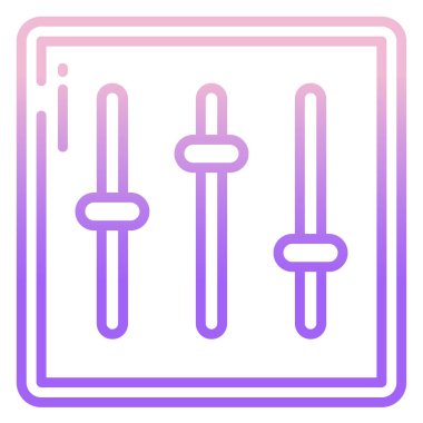 Basit vektör simgesi, Ayarlamanın illüstrasyonu