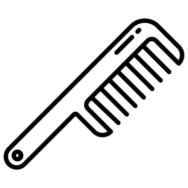 Tarak. Web simgesi basit tasarım