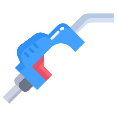 Yakıt Simgesi Vektörü. Basit düz sembol